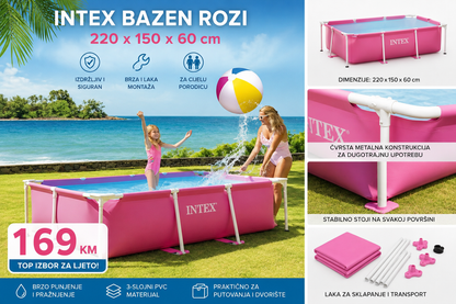 INTEX ROZI BAZEN 220 x 150 x 60 cm